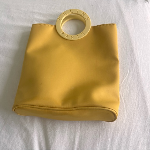 Celine Handbags - CÉLINE - YELLOW POUCH